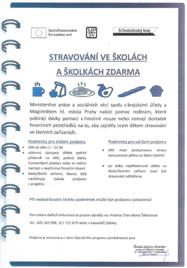 letak obedy do skol 25